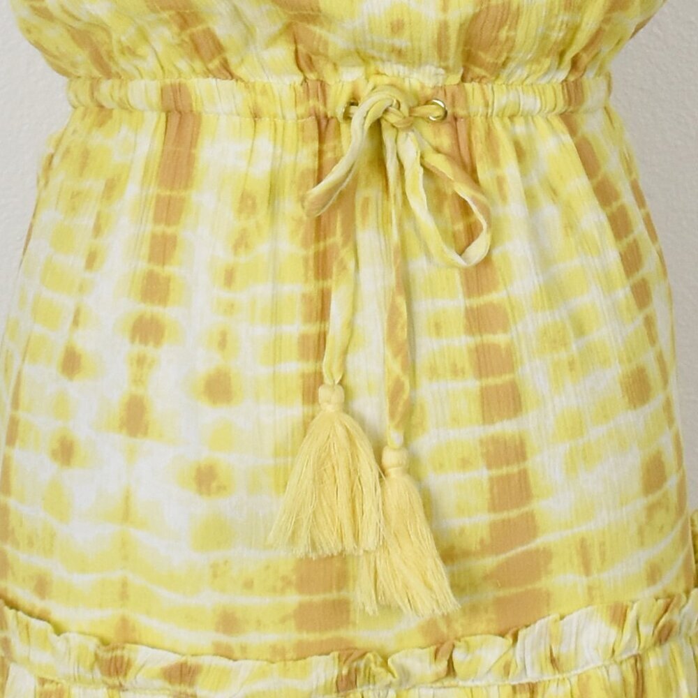 Majorelle Baker Halter Dress Tie Dye Yellow - XS - Picture 3 of 10